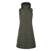 SMANICATO LUNGO DA DONNA CON CAPPUCCIO FULL ZIP EMILY VERDE SMANICATO LUNGO DA DONNA CON CAPPUCCIO FULL ZIP EMILY VERDE