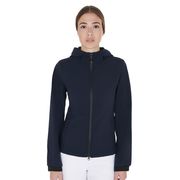 SOFTSHELL JACKET FOR WOMAN WITH CONCEALED ZIP POCKETS NAVY BLUE SOFTSHELL JACKET FOR WOMAN WITH CONCEALED ZIP POCKETS NAVY BLUE
