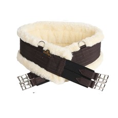 SOTTOPANCIA CAVALLO KENTUCKY IN NYLON CON AGNELLINO BROWN SOTTOPANCIA CAVALLO KENTUCKY IN NYLON CON AGNELLINO BROWN