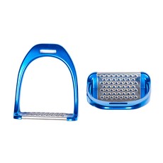 STAFFE LEGA LEGGERA 120MM PEDANA INOX BLU SARTORE STAFFE LEGA LEGGERA 120MM PEDANA INOX BLU SARTORE