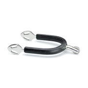 STRAIGHT SHANK SPURS WITH ROLLER AND RUBBER COATING STRAIGHT SHANK SPURS WITH ROLLER AND RUBBER COATING