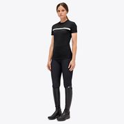 T-SHIRT DONNA IN MAGLIA DI JERSEY NERO T-SHIRT DONNA IN MAGLIA DI JERSEY NERO