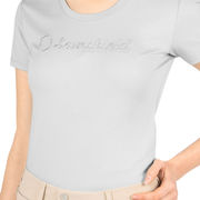 T-SHIRT DONNA MANICA CORTA AXELLE BONNIE GRIGIO CHIARO T-SHIRT DONNA MANICA CORTA AXELLE BONNIE GRIGIO CHIARO