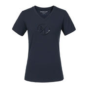 T-SHIRT DONNA MANICA CORTA COLLO A V KLOLANIA BLU T-SHIRT DONNA MANICA CORTA COLLO A V KLOLANIA BLU