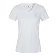 T-SHIRT DONNA MANICA CORTA COLLO A V KLOVELIA BIANCO T-SHIRT DONNA MANICA CORTA COLLO A V KLOVELIA BIANCO