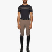 T-SHIRT UOMO IN COTONE CON INSERTI IN SILICONE CAVALLERIA TOSCANA T-SHIRT UOMO IN COTONE CON INSERTI IN SILICONE CAVALLERIA TOSCANA