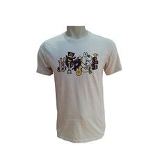 T-SHIRT UOMO MANICA CORTA IN COTONE GRIGIO CON STAMPA GRAFICA T-SHIRT UOMO MANICA CORTA IN COTONE GRIGIO CON STAMPA GRAFICA