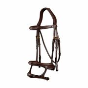 TESTIERA CON DOPPIA CAPEZZINA DOUBLE NOSEBAND BRIDLE - D COLLECTION TESTIERA CON DOPPIA CAPEZZINA DOUBLE NOSEBAND BRIDLE - D COLLECTION