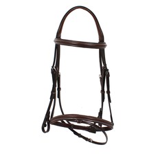 TESTIERA CUOIO BOMBATA CON IMBOTTITURA E REDINI EQUILINE TESTIERA CUOIO BOMBATA CON IMBOTTITURA E REDINI EQUILINE
