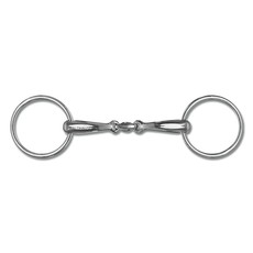 THREE-PIECE LOOSE RING BIT WITH OLIVE LINK THREE-PIECE LOOSE RING BIT WITH OLIVE LINK