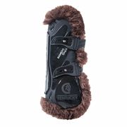 VEGAN SHEEPSKIN TENDON BOOTS BAMBOO ELASTIC BLACK BROWN VEGAN SHEEPSKIN TENDON BOOTS BAMBOO ELASTIC BLACK BROWN
