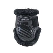 VEGAN SHEEPSKIN YOUNG HORSES FETLOCK BOOTS BLACK VEGAN SHEEPSKIN YOUNG HORSES FETLOCK BOOTS BLACK