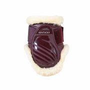 VEGAN SHEEPSKIN YOUNG HORSES FETLOCK BOOTS BORDEAUX VEGAN SHEEPSKIN YOUNG HORSES FETLOCK BOOTS BORDEAUX