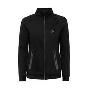WOMEN'S FULL ZIP HIGH NECK SWEATSHIRT BLACK WOMEN'S FULL ZIP HIGH NECK SWEATSHIRT BLACK