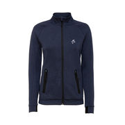 WOMEN'S FULL ZIP HIGH NECK SWEATSHIRT BLUE NAVY WOMEN'S FULL ZIP HIGH NECK SWEATSHIRT BLUE NAVY