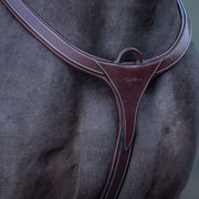 Y-LEATHER BREASTPLATE WITH LONG BRIDGE CLASSIC COLLECTION BROWN Y-LEATHER BREASTPLATE WITH LONG BRIDGE CLASSIC COLLECTION BROWN